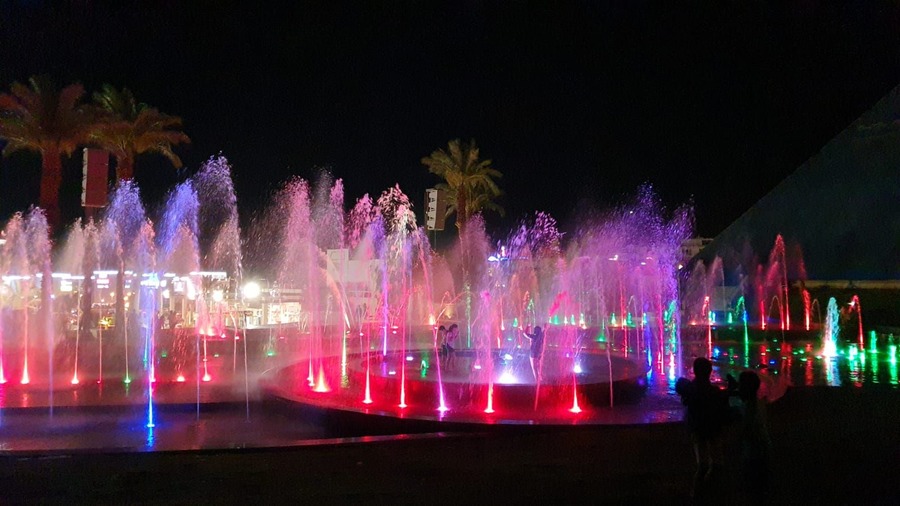 Musical fountain in Eilat