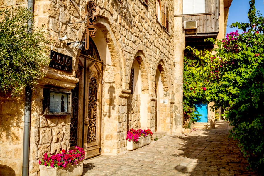 Cozy streets of Old Jaffa