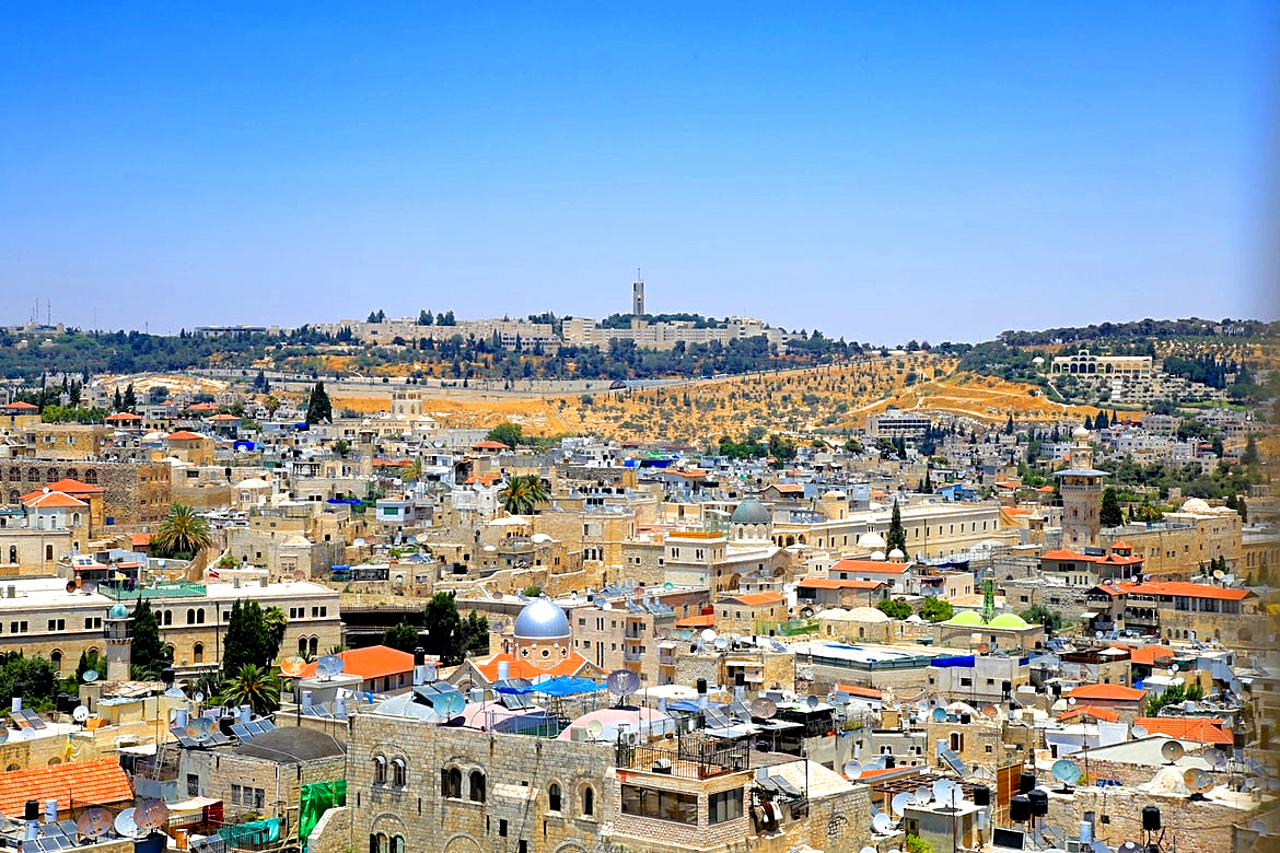 Rooftop view of Jerusalem's Old City