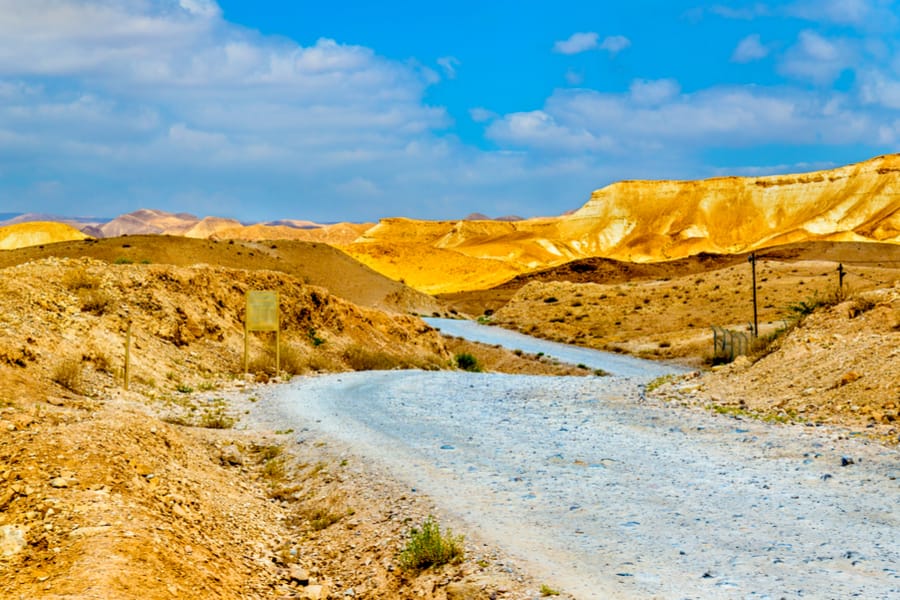 Wadi Khureitun West of the Dead Sea