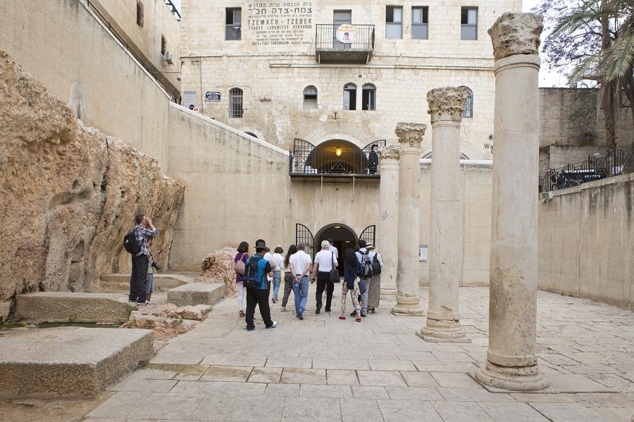 The Ruins of Roman street Cardo, Jerusalem