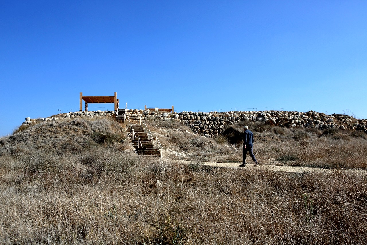 Assyrian Palace at Lachish Archaeological Site Israel
