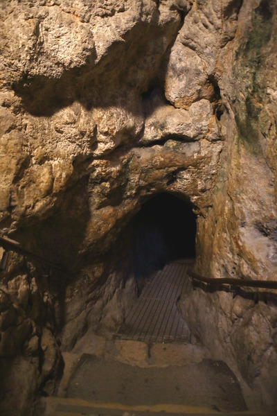 The stepped entrance to the Gihon Spring in the City of David