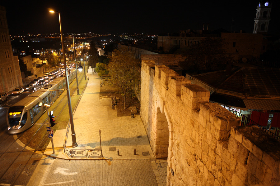 The New Gate and the Light Rail, Jerusalem