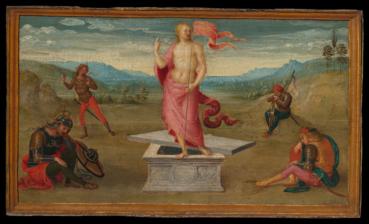 The Resurrection by Perugino