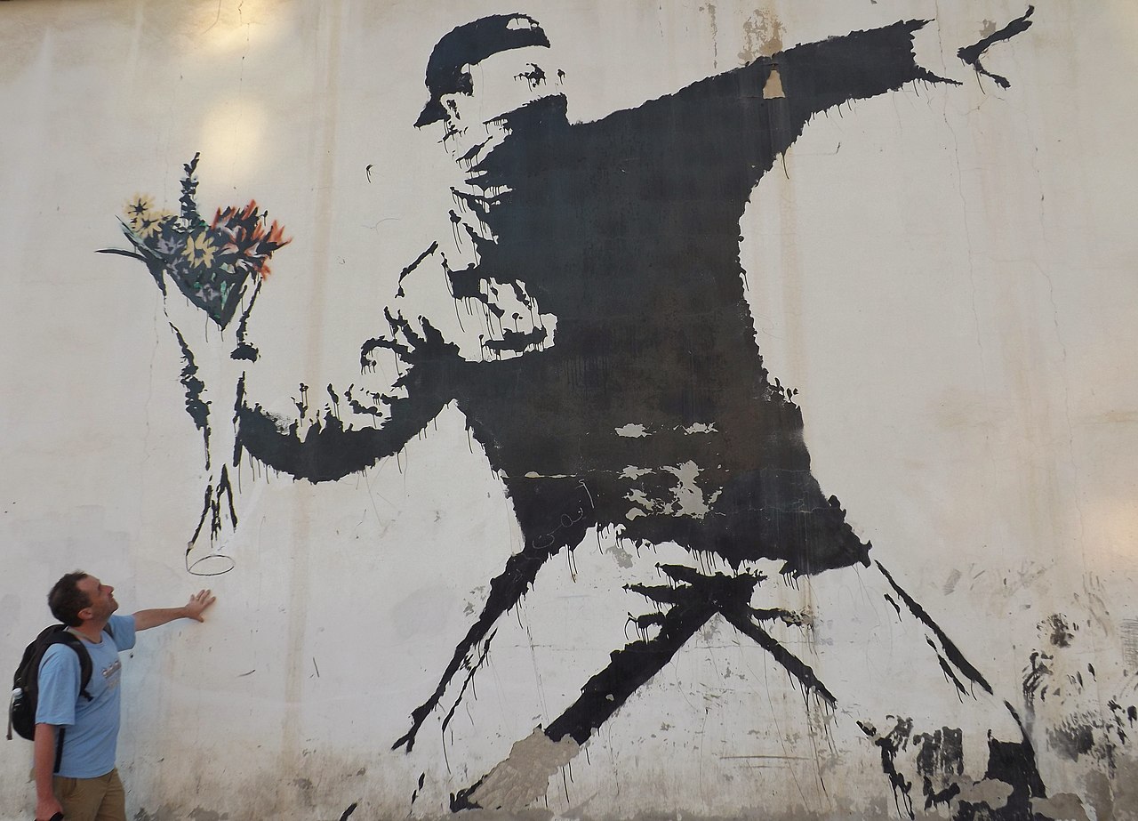 Banksy Bethlehem Wall Graffiti