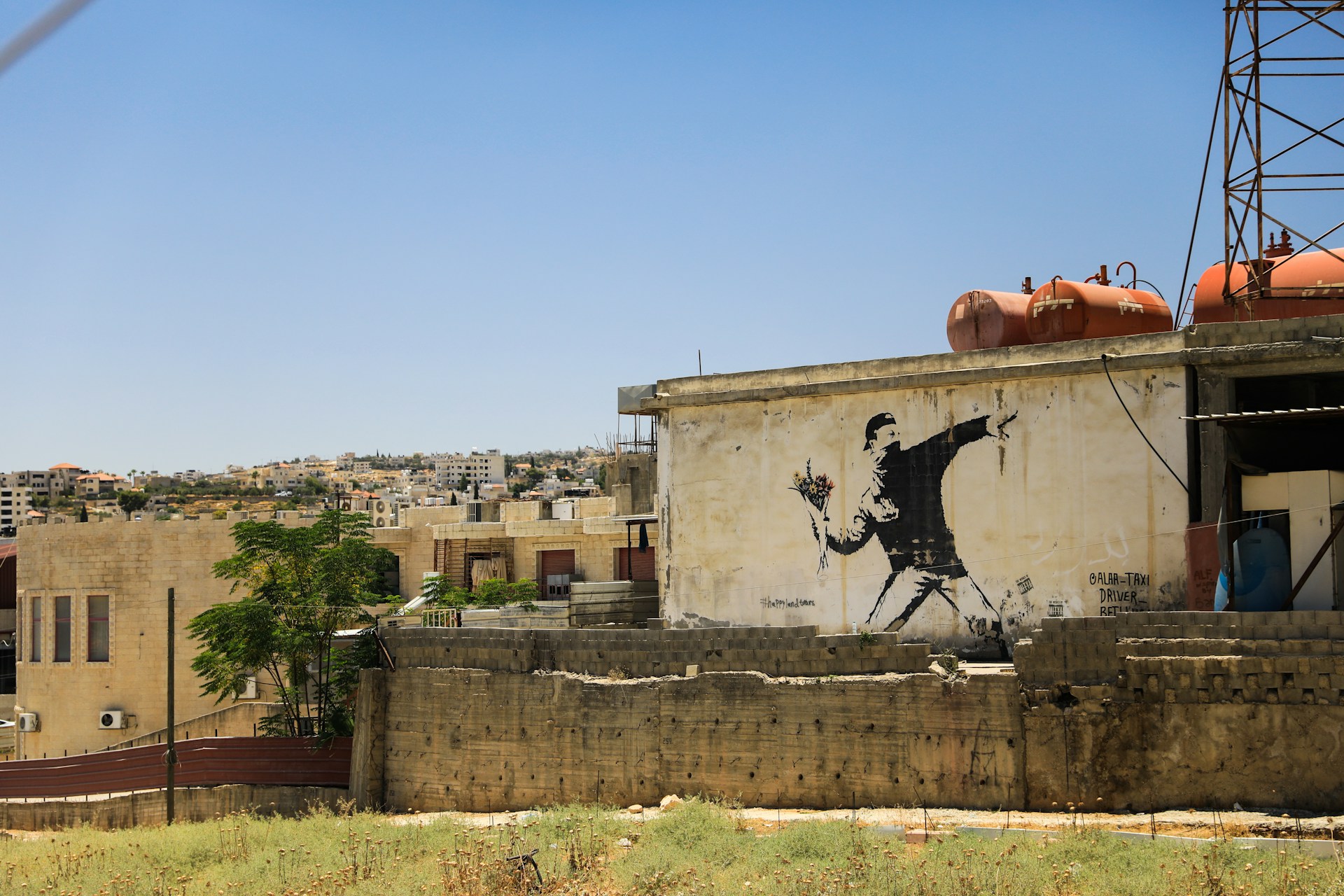 Banksy Bethlehem Wall Graffiti