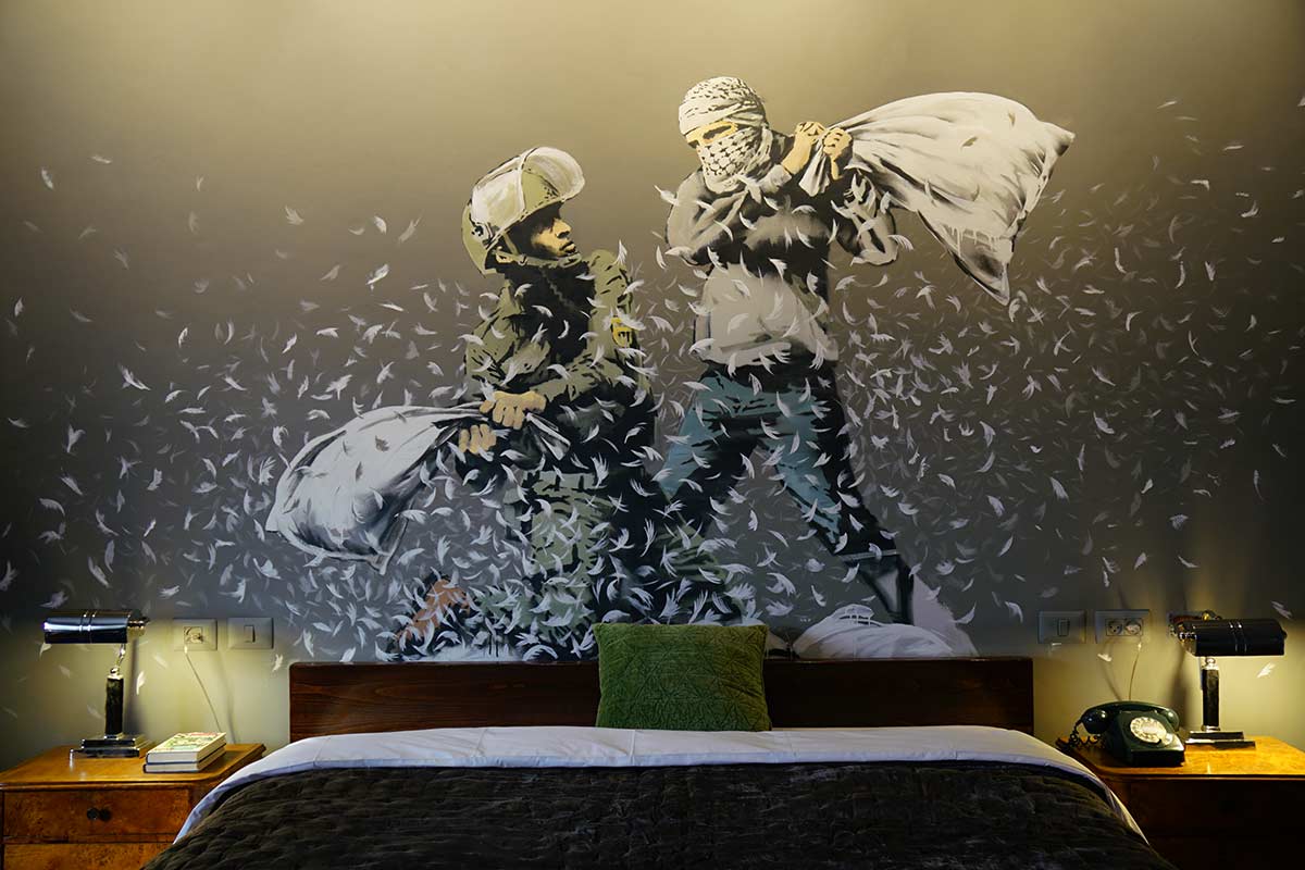 Banksy Bethlehem Wall Graffiti
